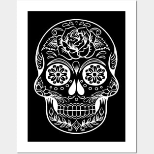 Skull day of the dead Posters and Art